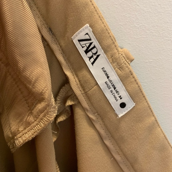 018 ZARA plus size wide leg pleated pants - Picture 6 of 6